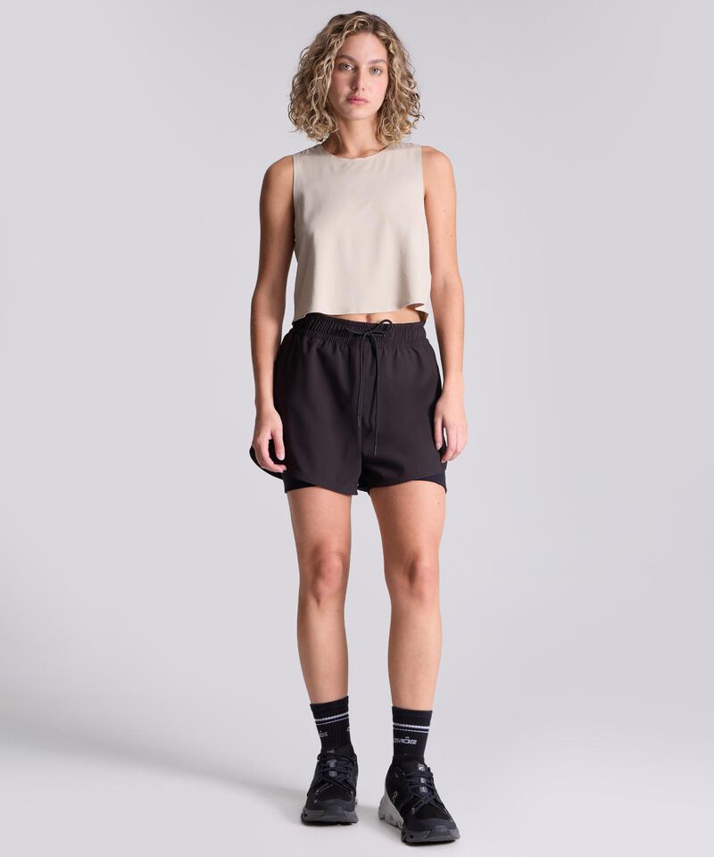 Camiseta Para Mujer Beige