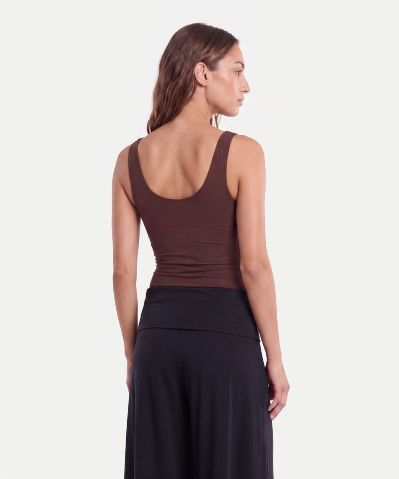 Camiseta Para Mujer CafeOscuro