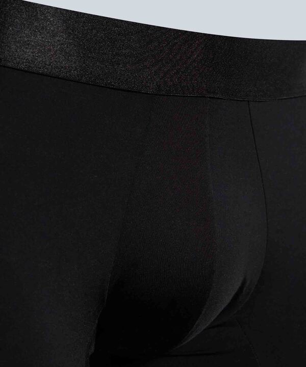 Boxer Para Hombre Negro image number null