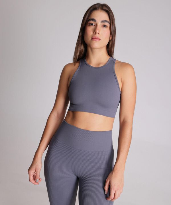 Top Para Mujer GrisOscuro image number null