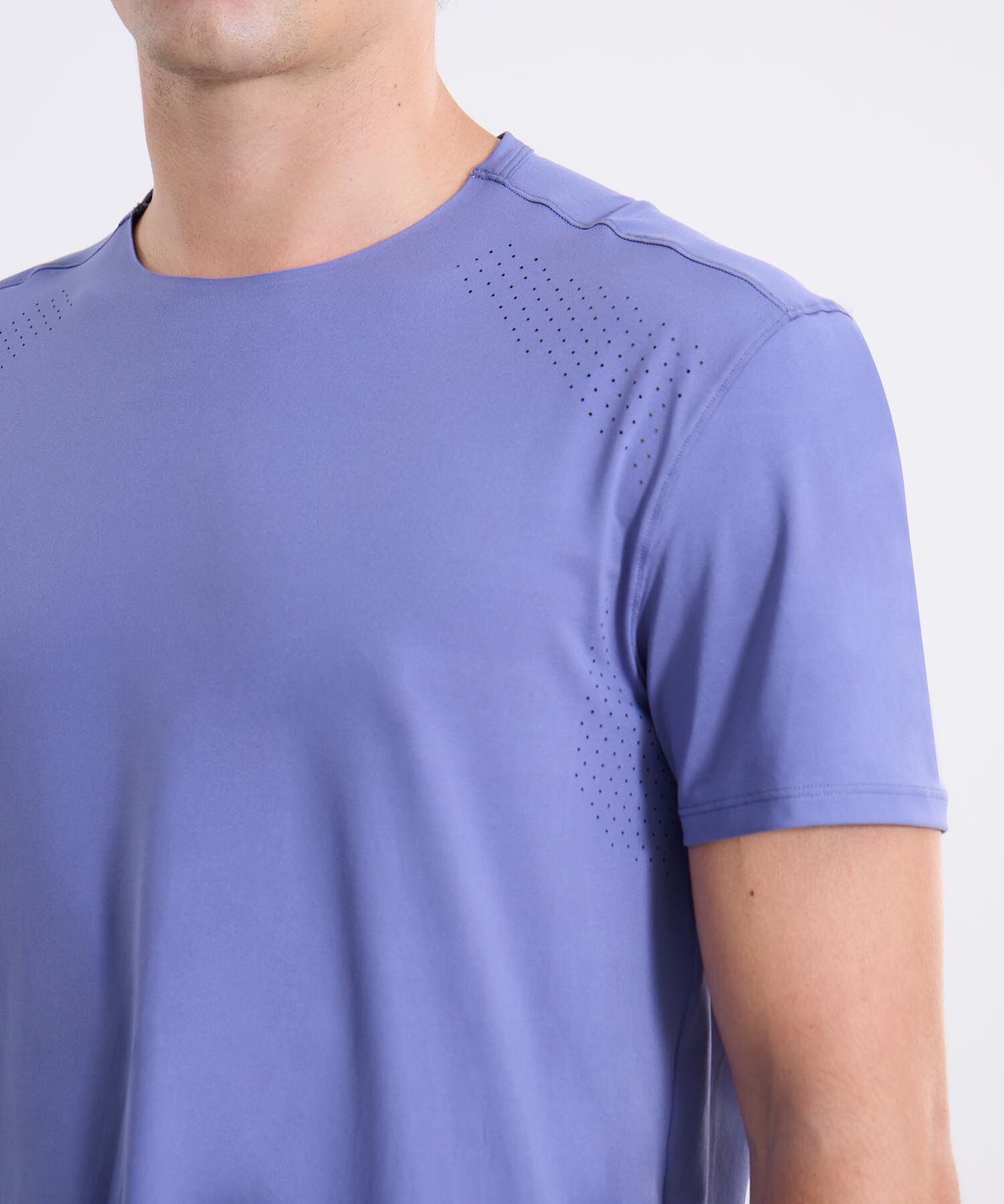Camiseta Para Hombre AzulMedio