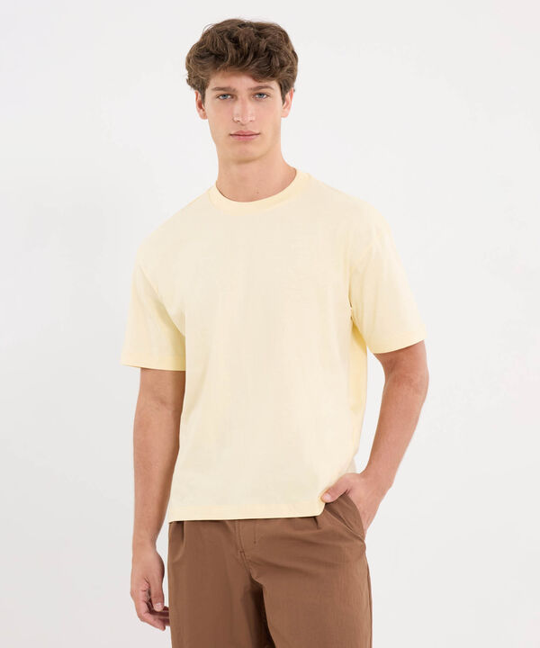 Camiseta Para Hombre Crema image number null