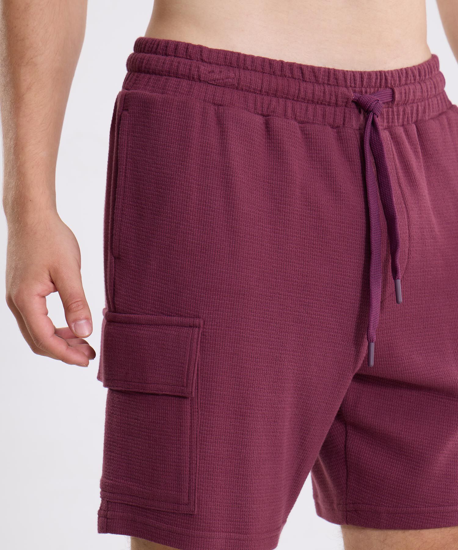 Bermuda Para Hombre Vino