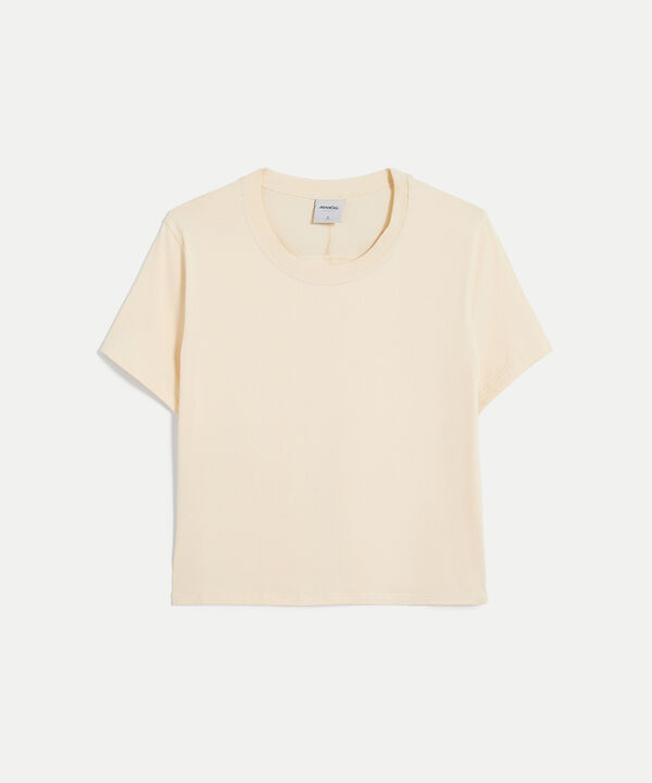 Camiseta Para Mujer Crema image number null