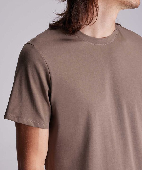 Camiseta Para Hombre Cafe