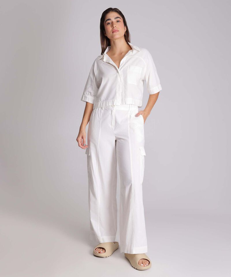 Pantalon Para Mujer Crema