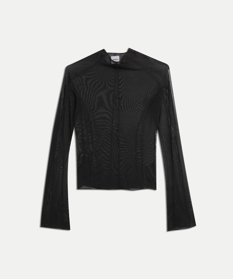 Camiseta Para Mujer Negro