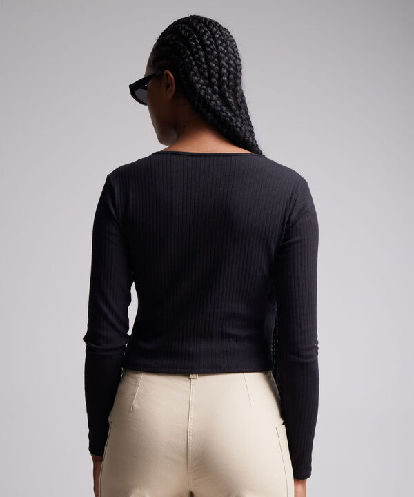 Camiseta Para Mujer Negro image number null