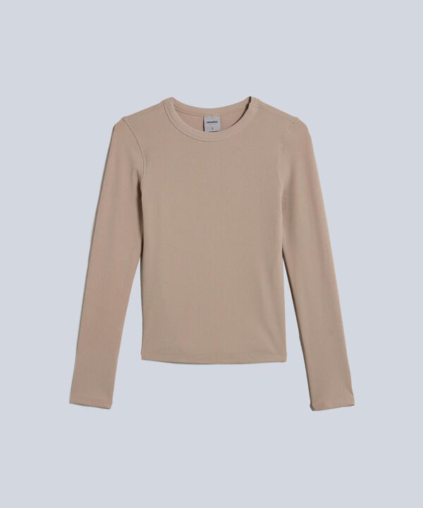Camiseta Para Mujer Beige