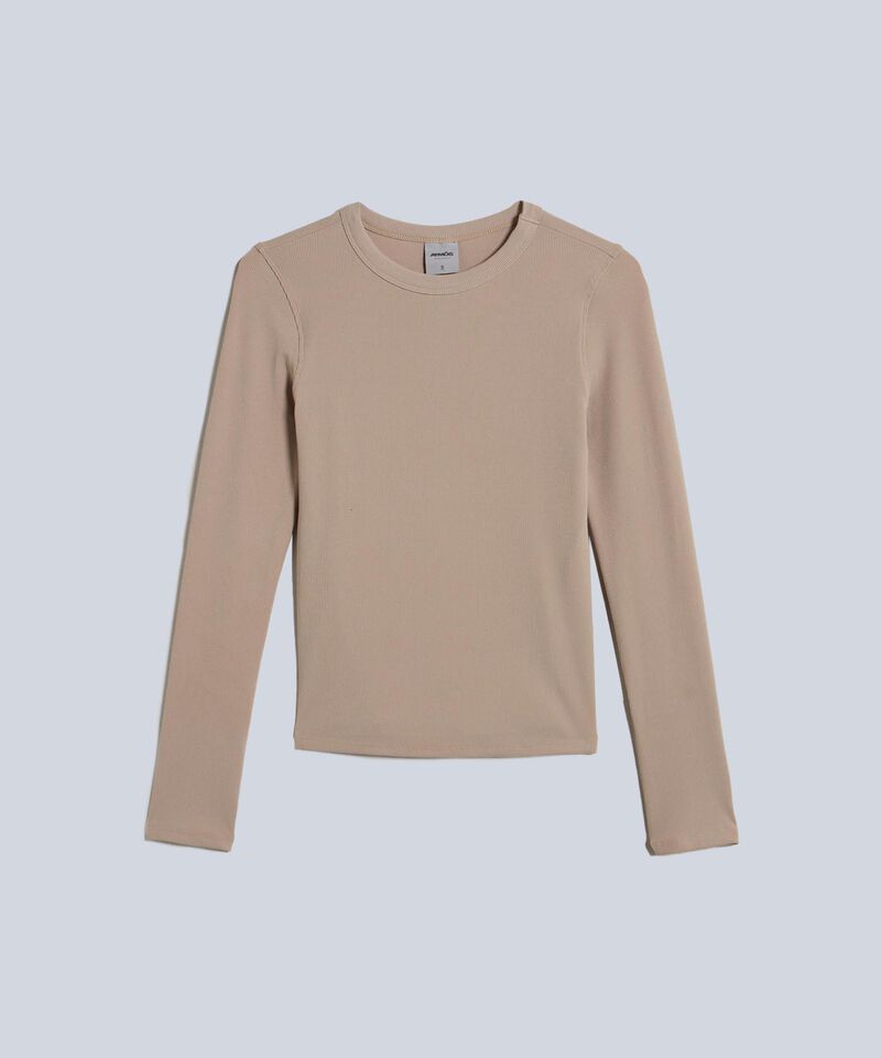 Camiseta Para Mujer Beige