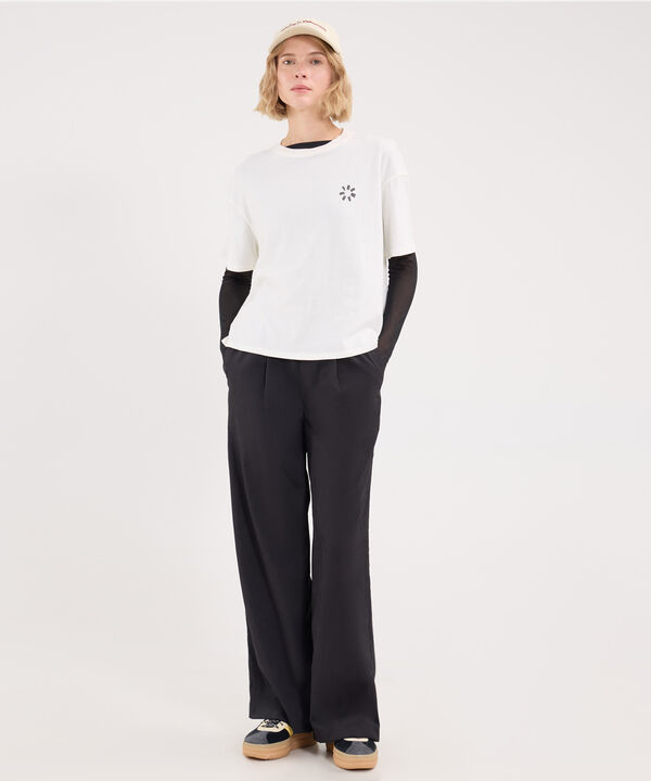 Camiseta Para Mujer Marfil image number null