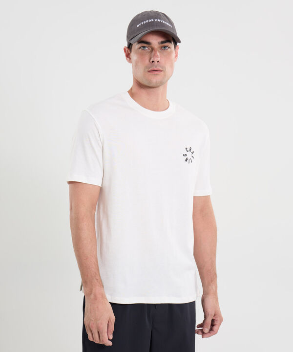 Camiseta Para Hombre Marfil image number null