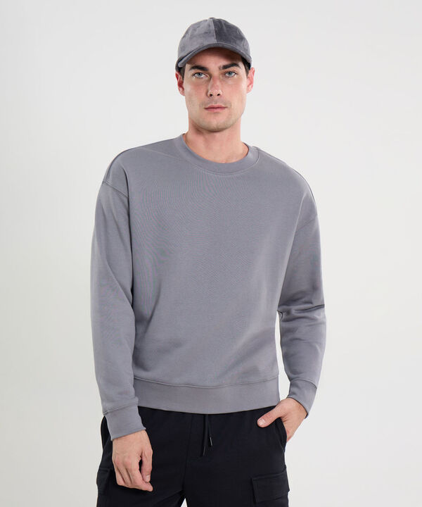 Buzo Para Hombre Gris image number null