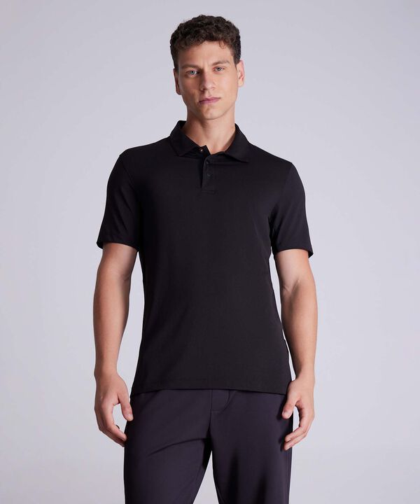 Polo Para Hombre Negro image number null