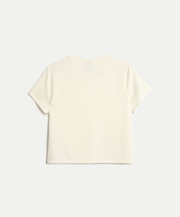 Camiseta Para Mujer Marfil