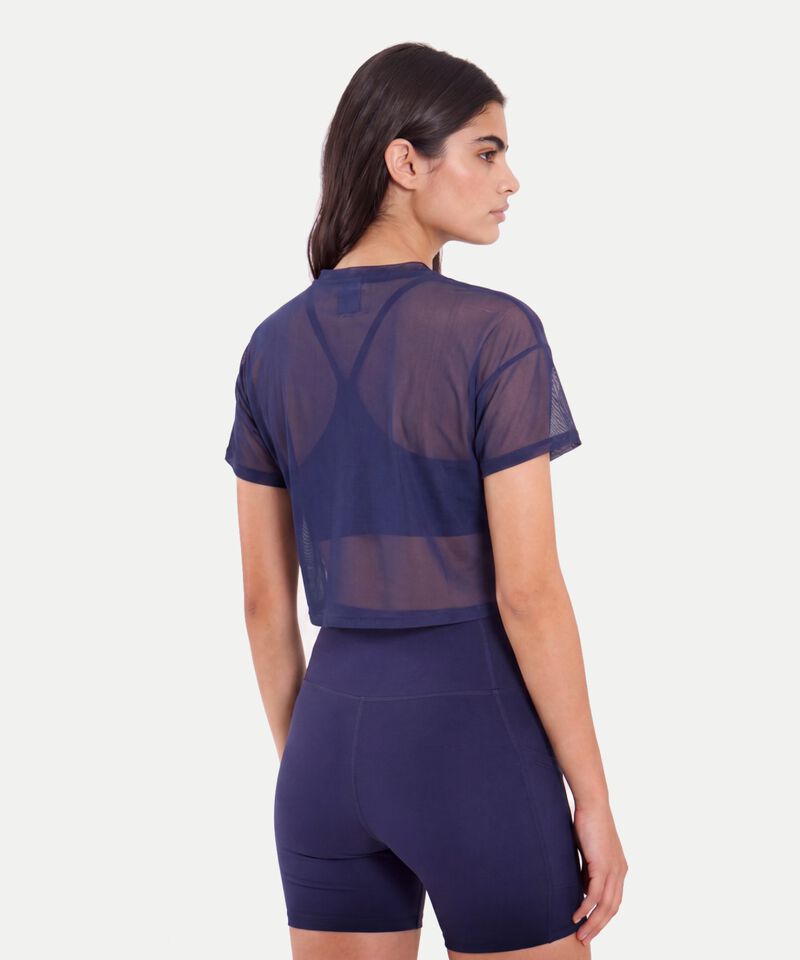 Camiseta Para Mujer AzulMedio
