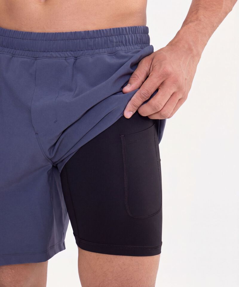 Bermuda Para Hombre Azul