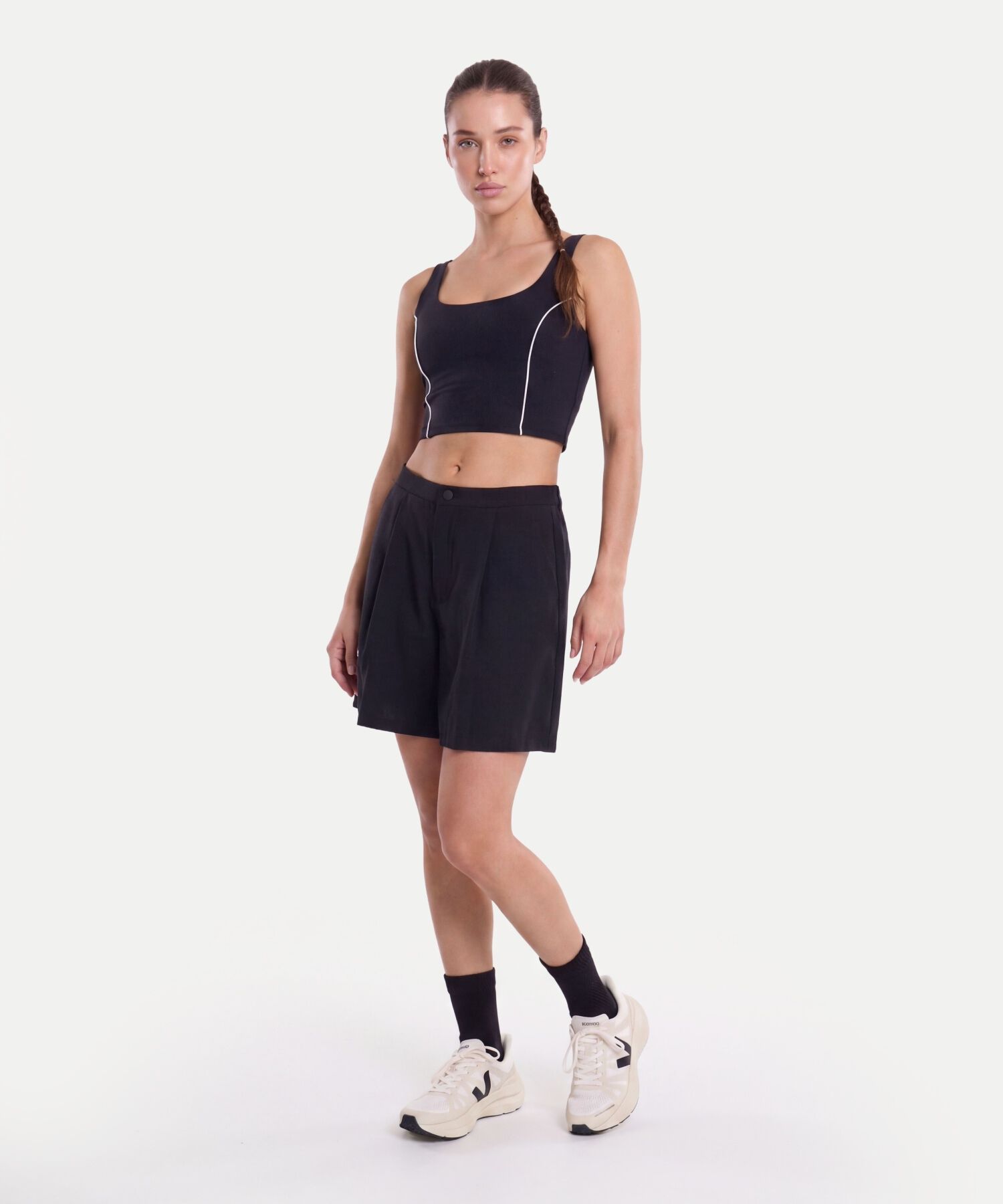 Camiseta Para Mujer Negro