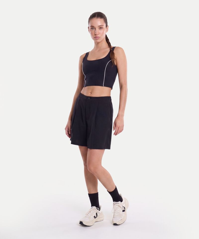 Camiseta Para Mujer Negro