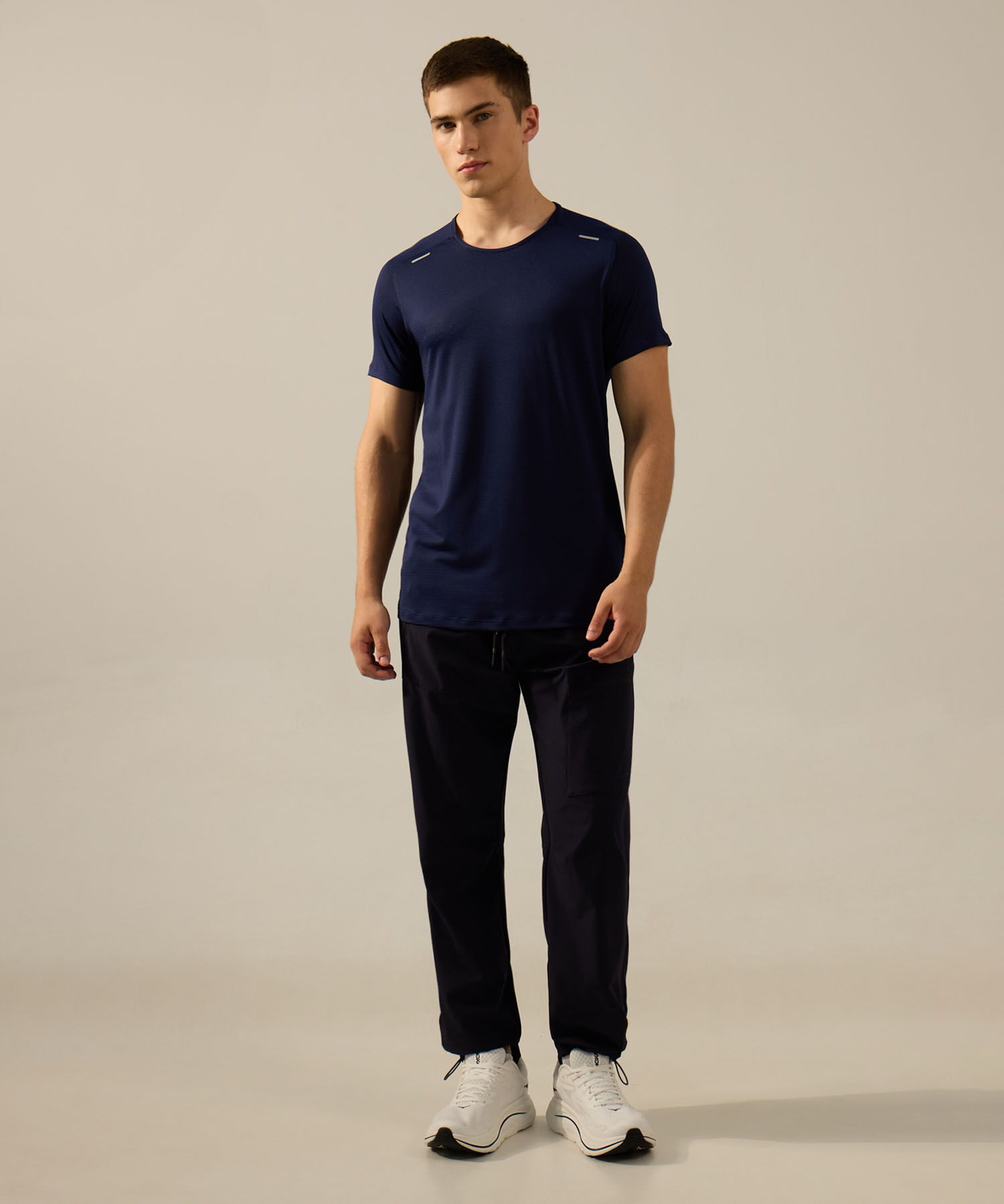 Camiseta Para Hombre AzulOscuro