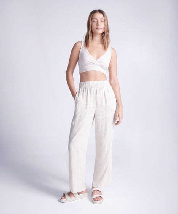 Pantalon Para Mujer Crudo