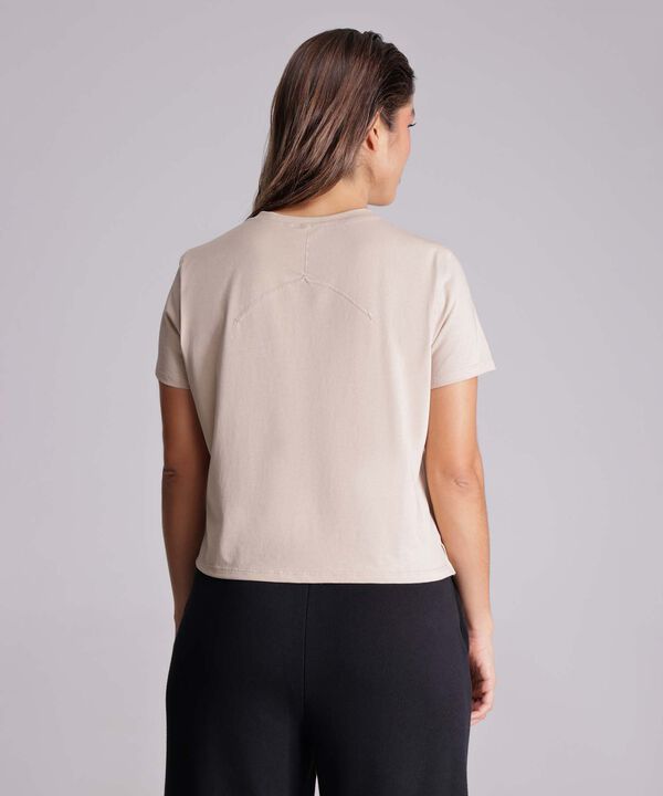 Camiseta Para Mujer Beige image number null