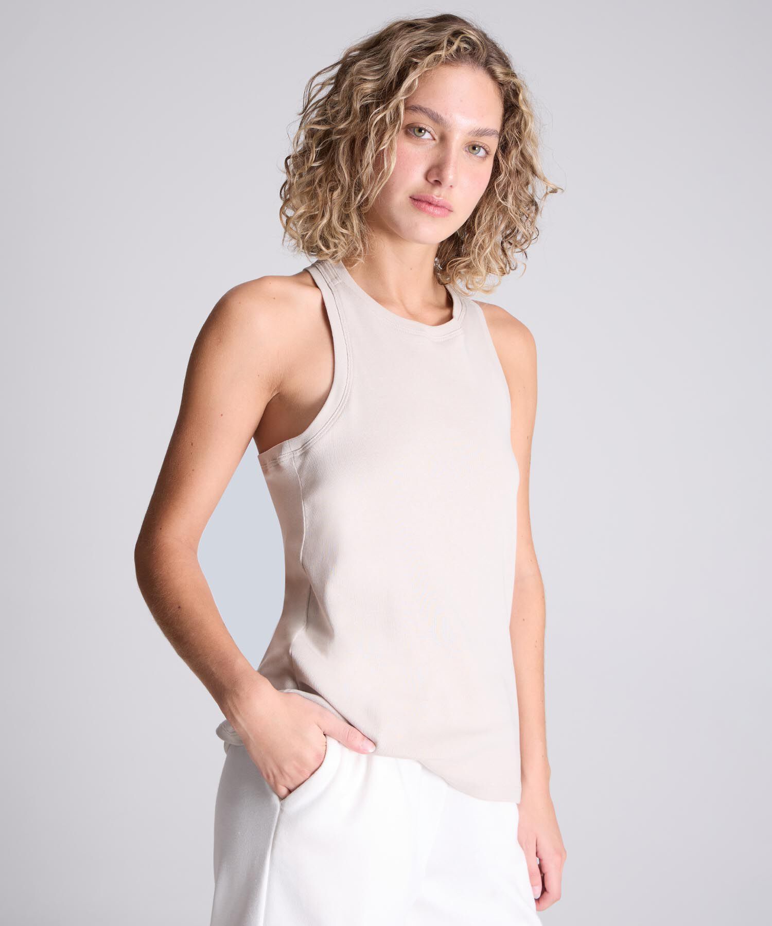 Camiseta Para Mujer Beige
