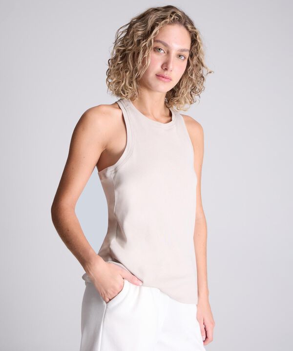 Camiseta Para Mujer Beige