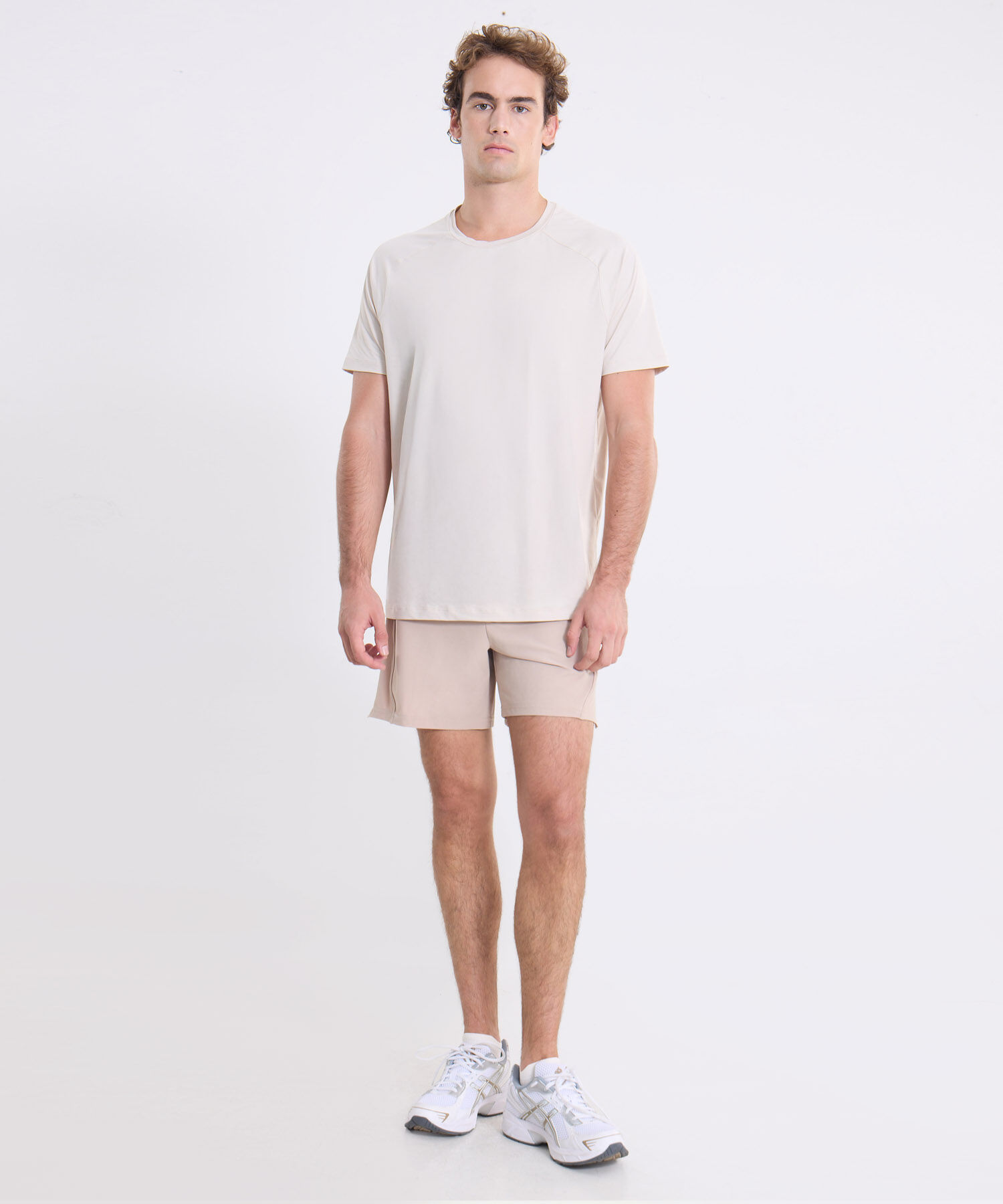 Bermuda Para Hombre Beige