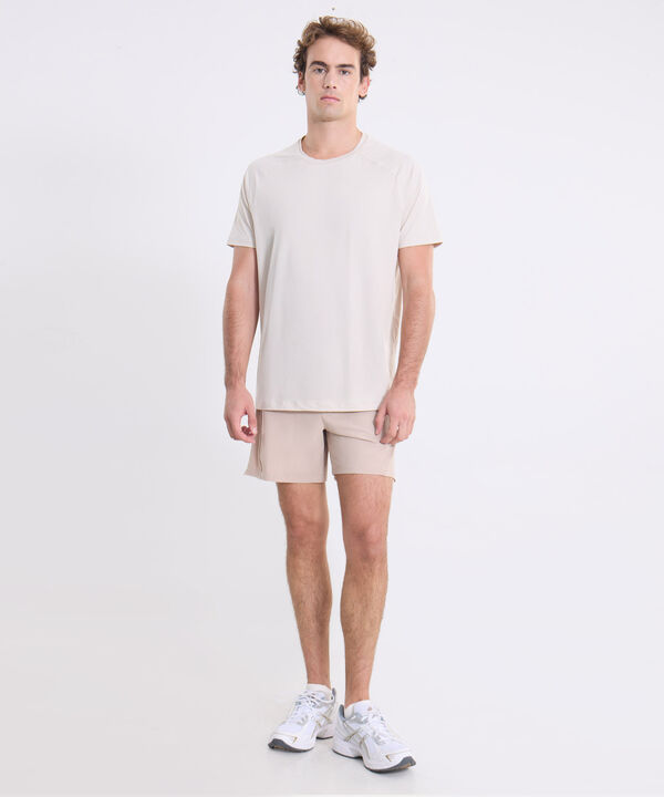 Bermuda Para Hombre Beige