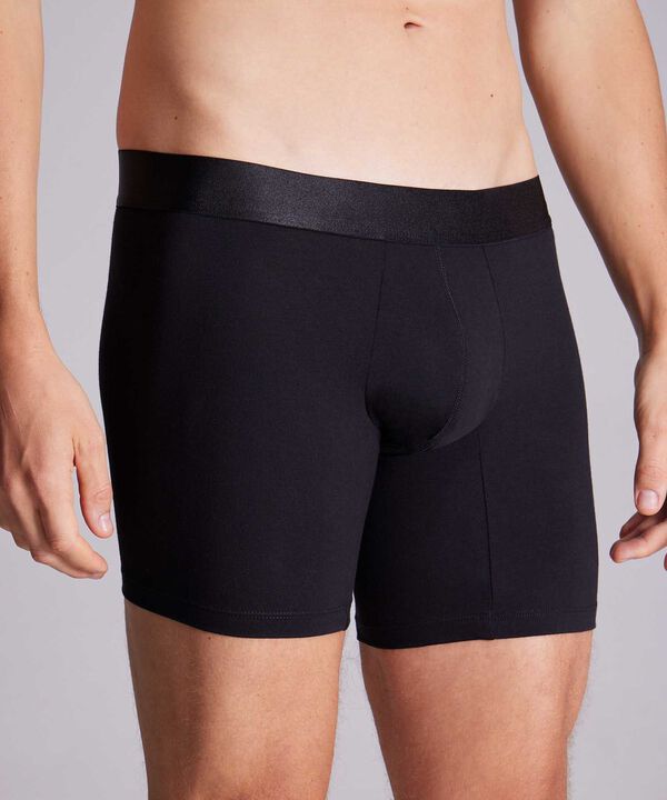 Boxer Para Hombre Negro