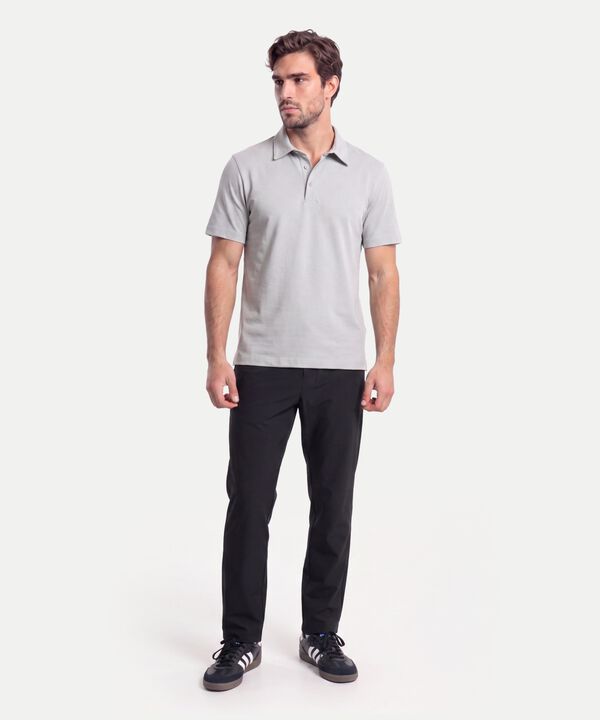 Polo Para Hombre GrisClaro