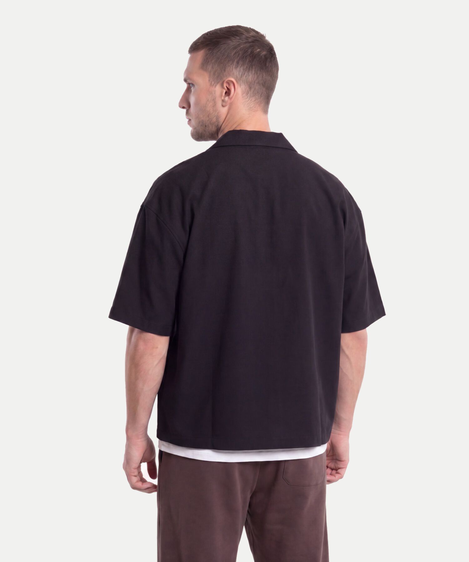Camisa Para Hombre Negro