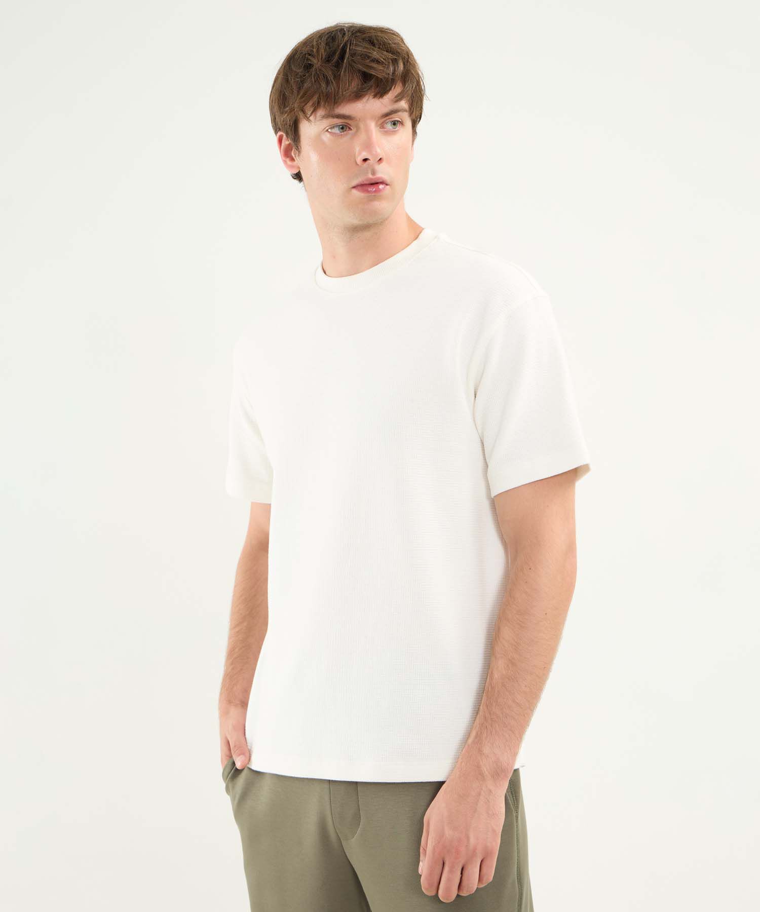 Camiseta Para Hombre Marfil