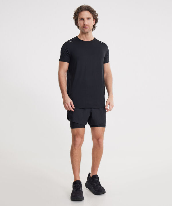 Set Entrenamiento Camiseta Manga Corta y Bermuda Running,  image number null
