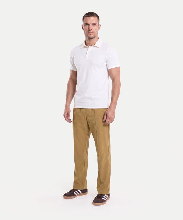 Polo Para Hombre Blanco