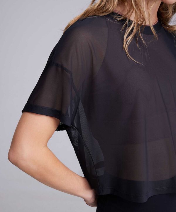 Camiseta Para Mujer Negro