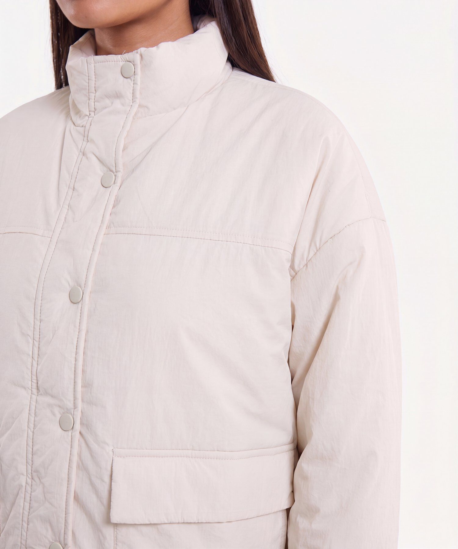 Chaqueta Para Mujer Beige