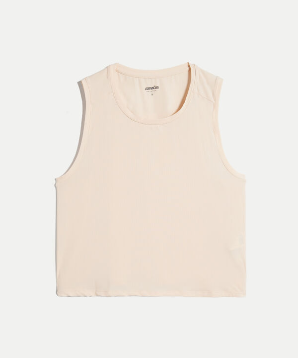 Camiseta Para Mujer Crema image number null