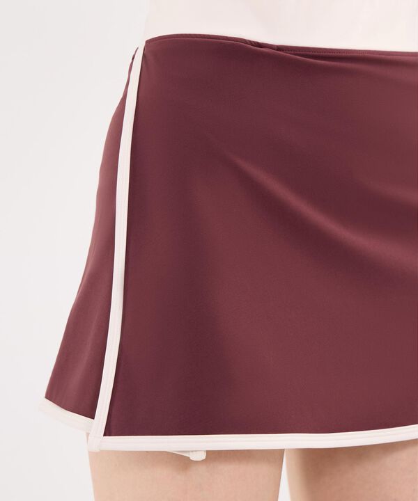 Falda Para Mujer Vino image number null