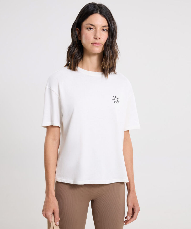 Camiseta Para Mujer Marfil