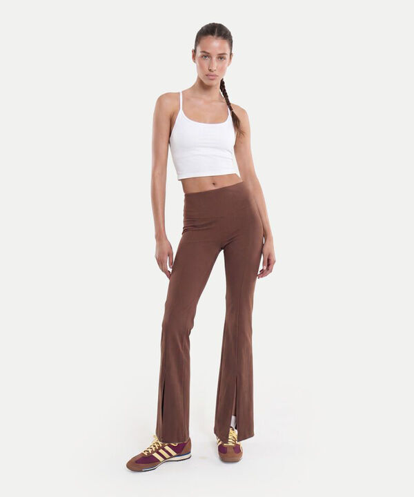 Leggins Para Mujer CafeOscuro image number null