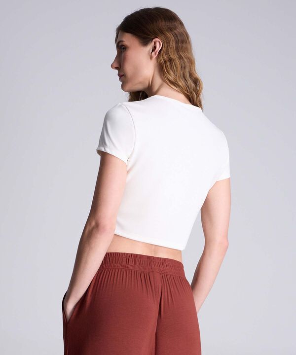 Camiseta Para Mujer Marfil image number null