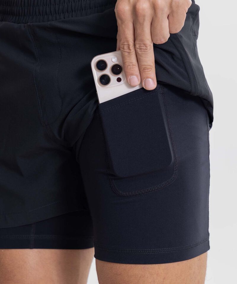 Bermuda Para Hombre Negro