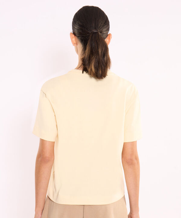 Camiseta Para Mujer Crema image number null