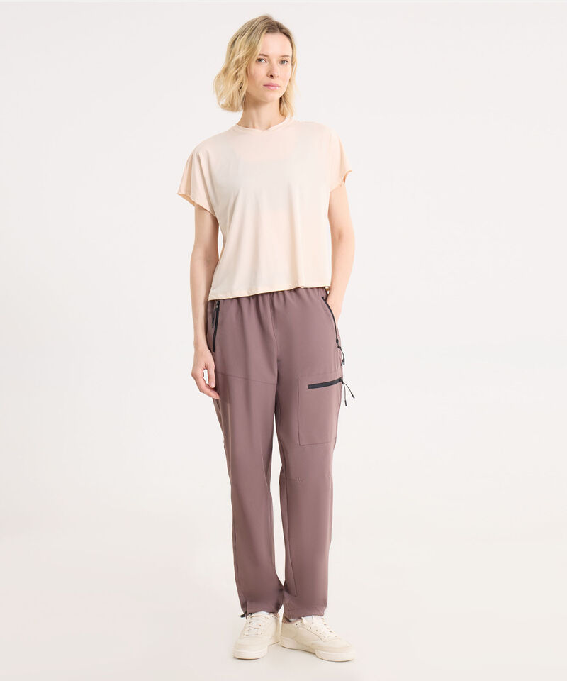 Camiseta Para Mujer Crema