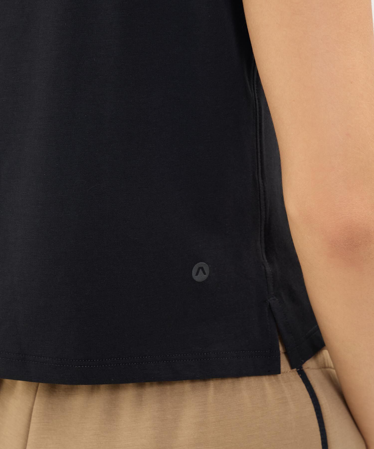 Camiseta Para Mujer Negro