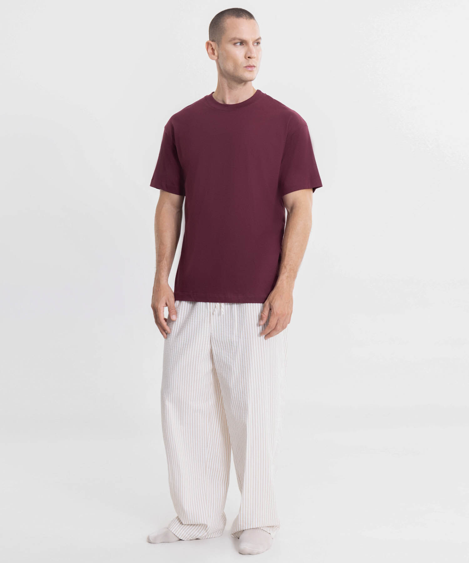 Pantalon Para Hombre Beige