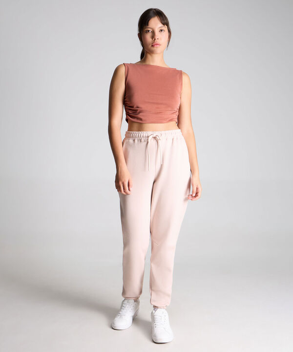 Pantalon Para Mujer Rosado image number null