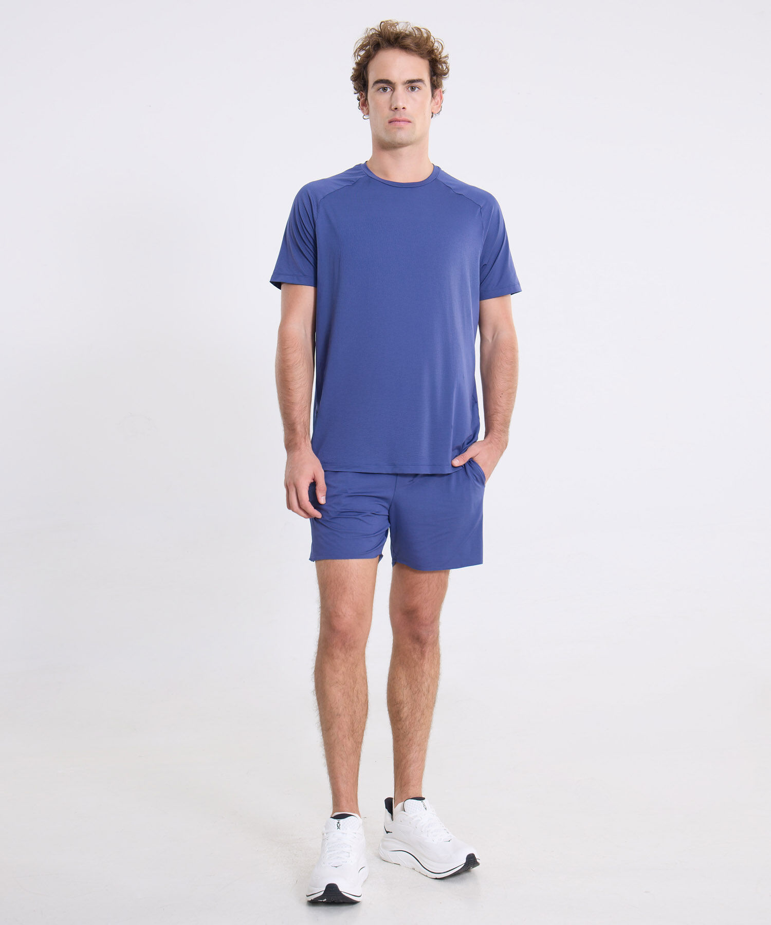 Camiseta Para Hombre AzulOscuro